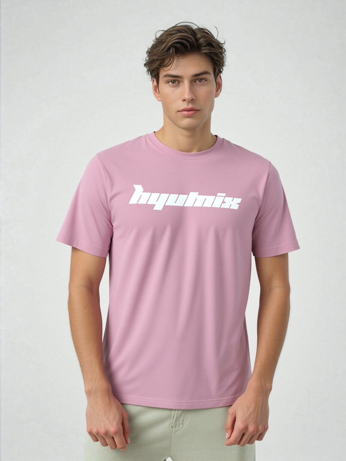 Matte Pastel Pink T-Shirt - Hyumix Design