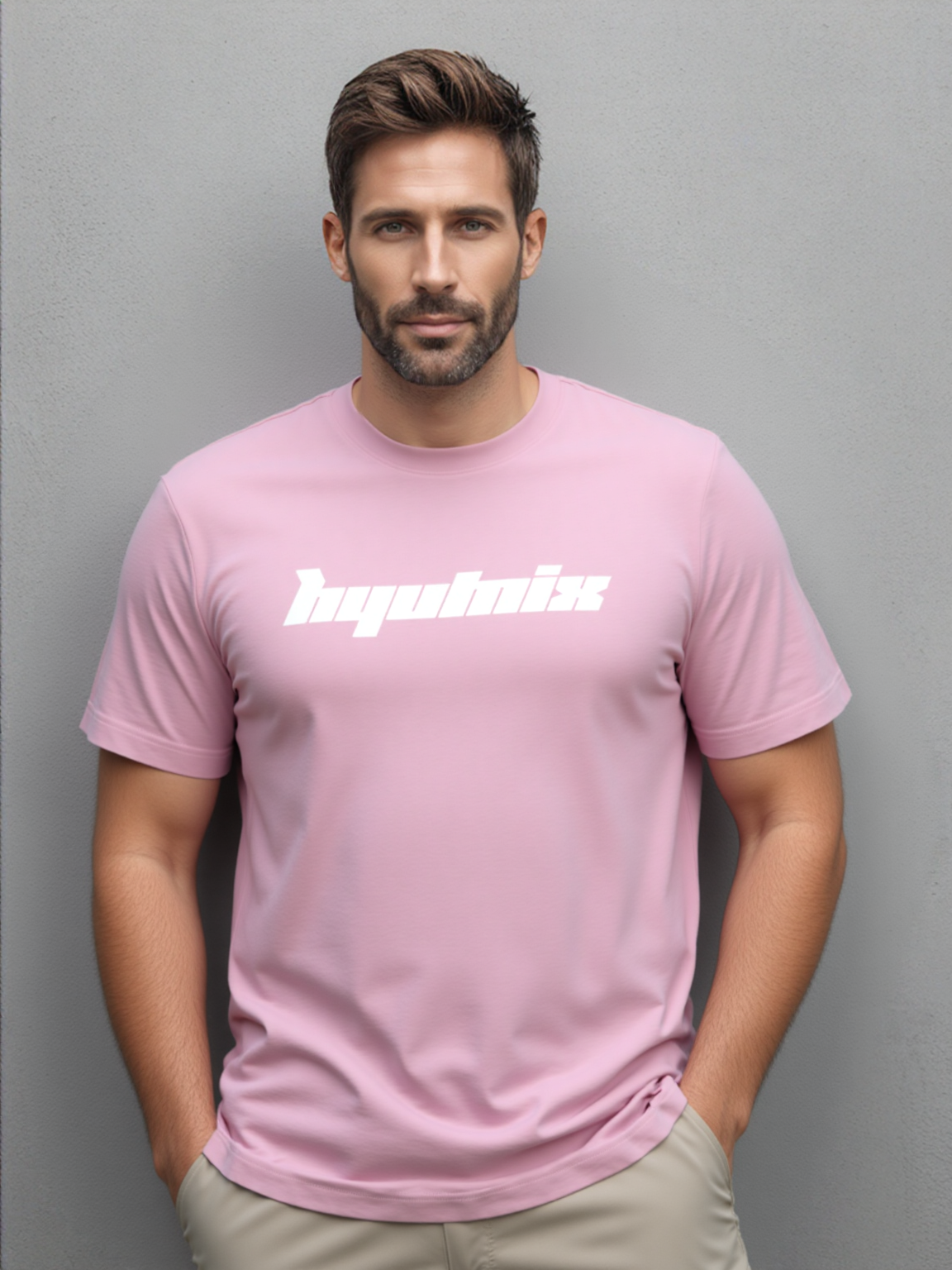Matte Pastel Pink T-Shirt - Hyumix Design