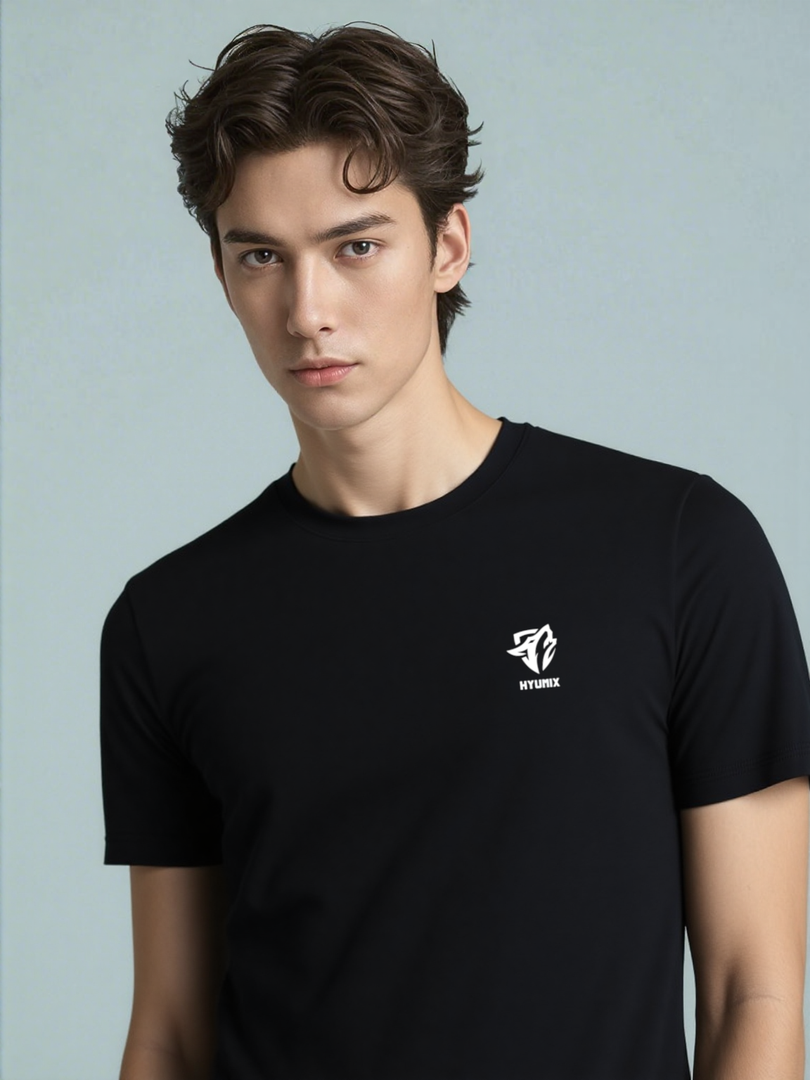 Matte Black T-Shirt - Iconic Design