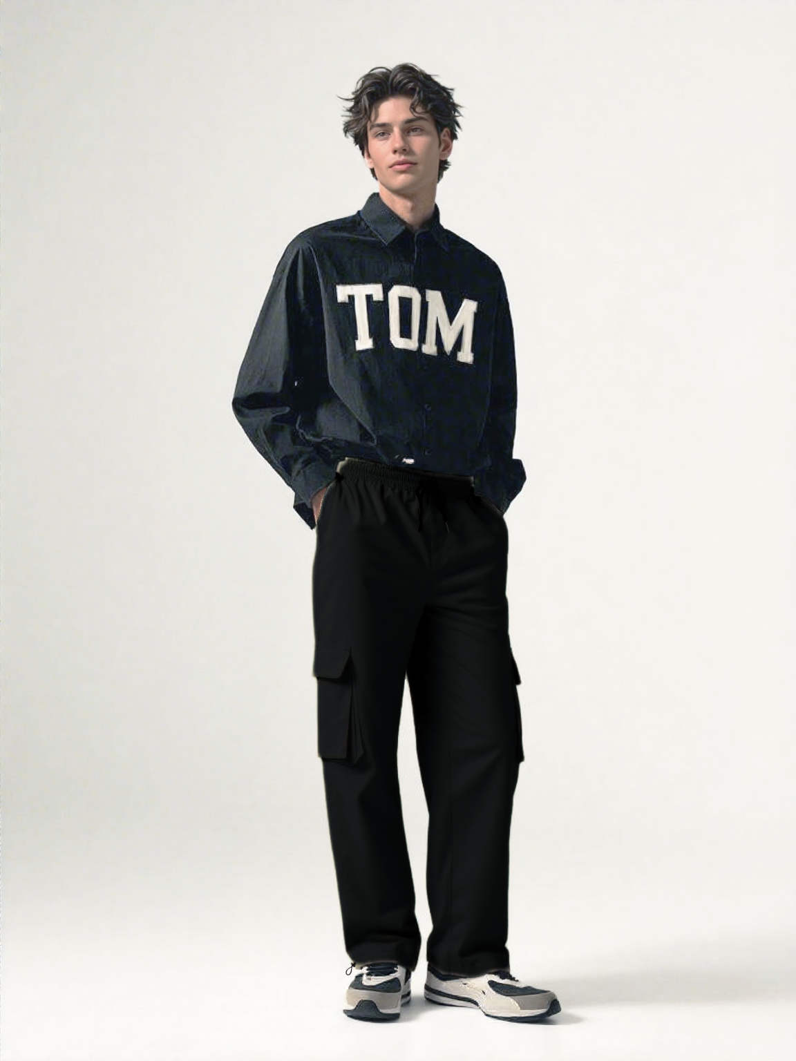 Black Casual Jogger - 4 Pockets