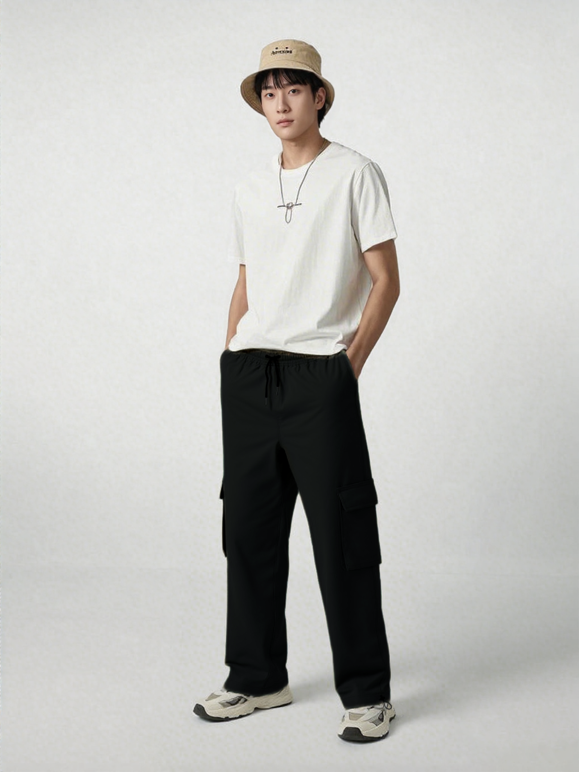 Black Casual Jogger - 4 Pockets