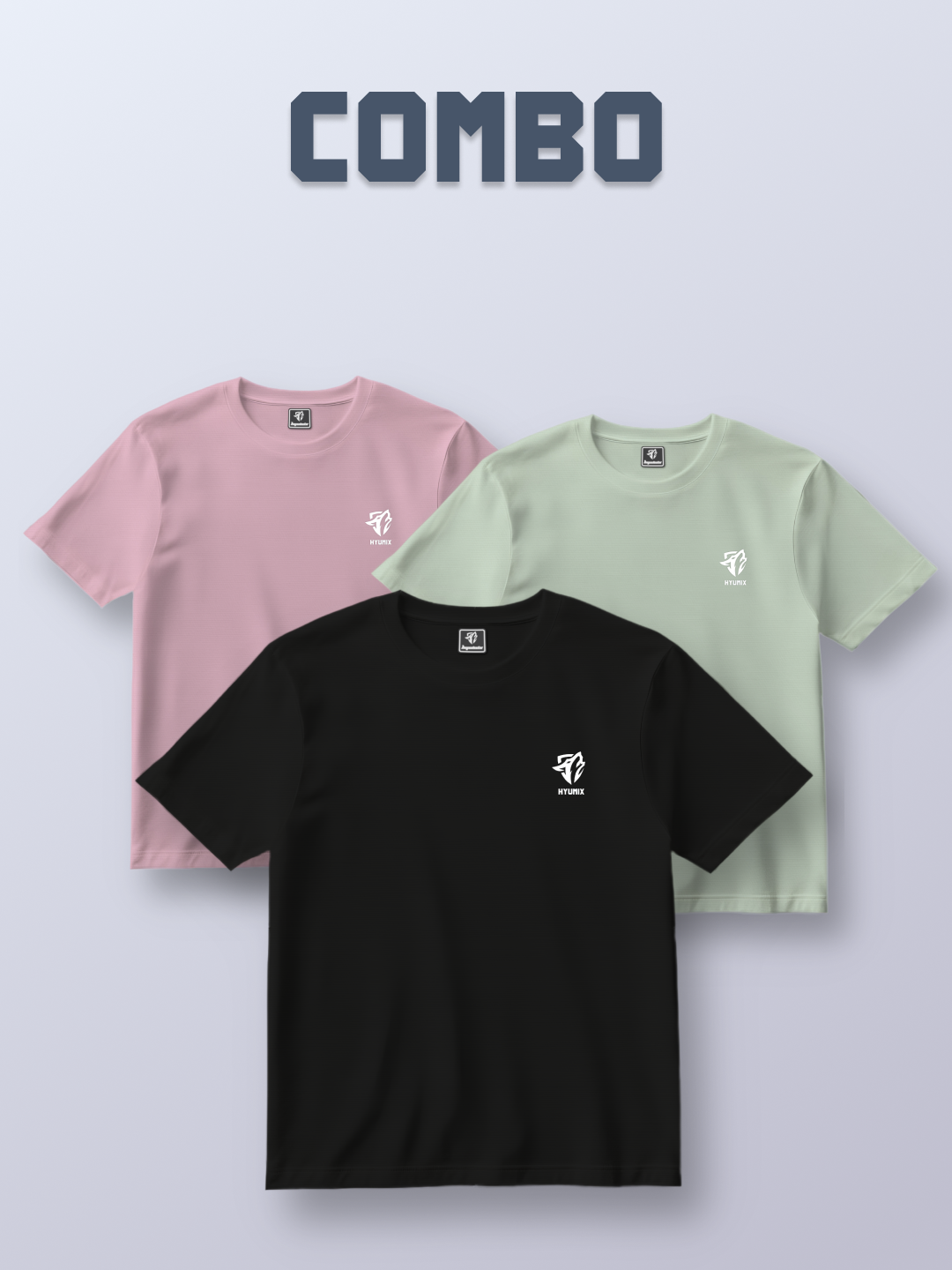 Matte Pastel T-Shirt Combo - Iconic Design