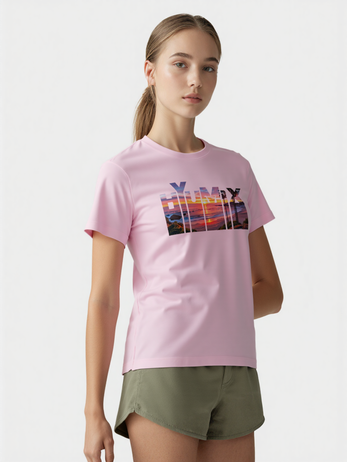 Matte Pastel T-Shirt Combo - Sunset Design