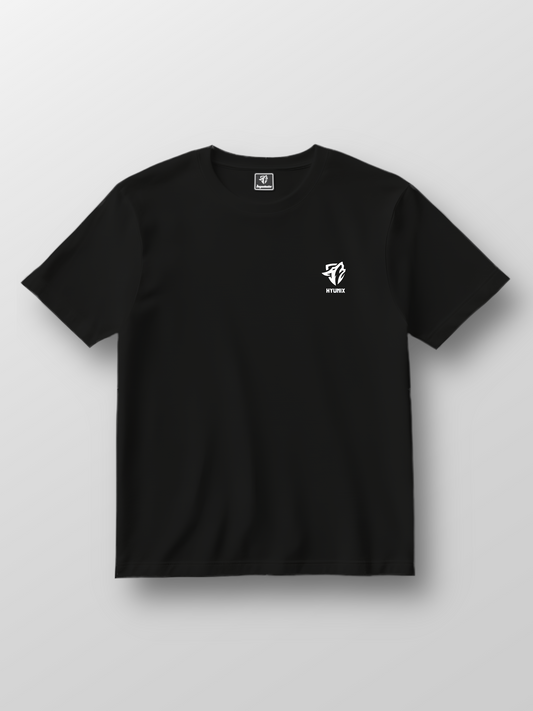 Matte Black T-Shirt - Iconic Design