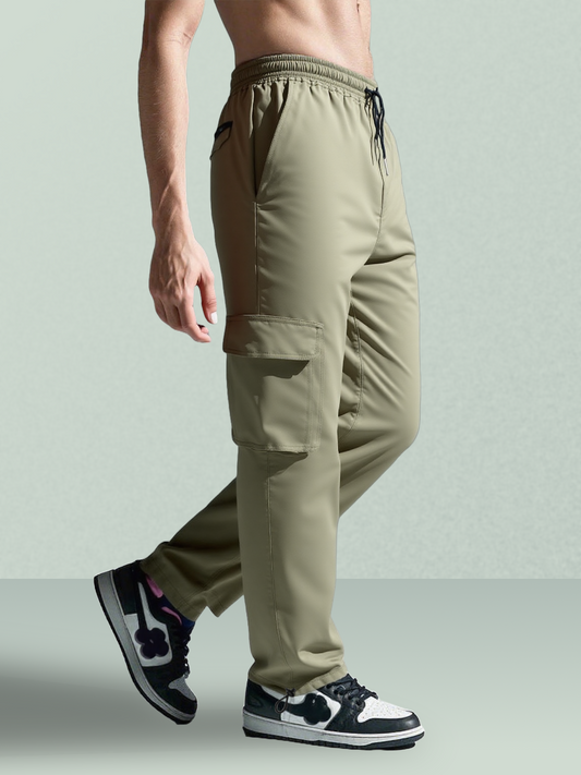 Olive Casual Jogger - 4 Pockets